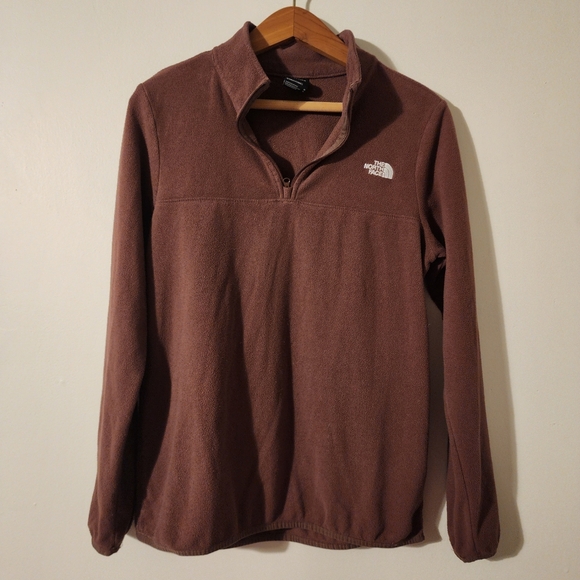 The North Face Fleece Pullover Size M 100% Polyester 1/4 zip - Picture 1 of 6